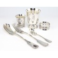 set tacamuri solitaire, argintat. Towle Lockhart - Towle Silversmith U.S.A